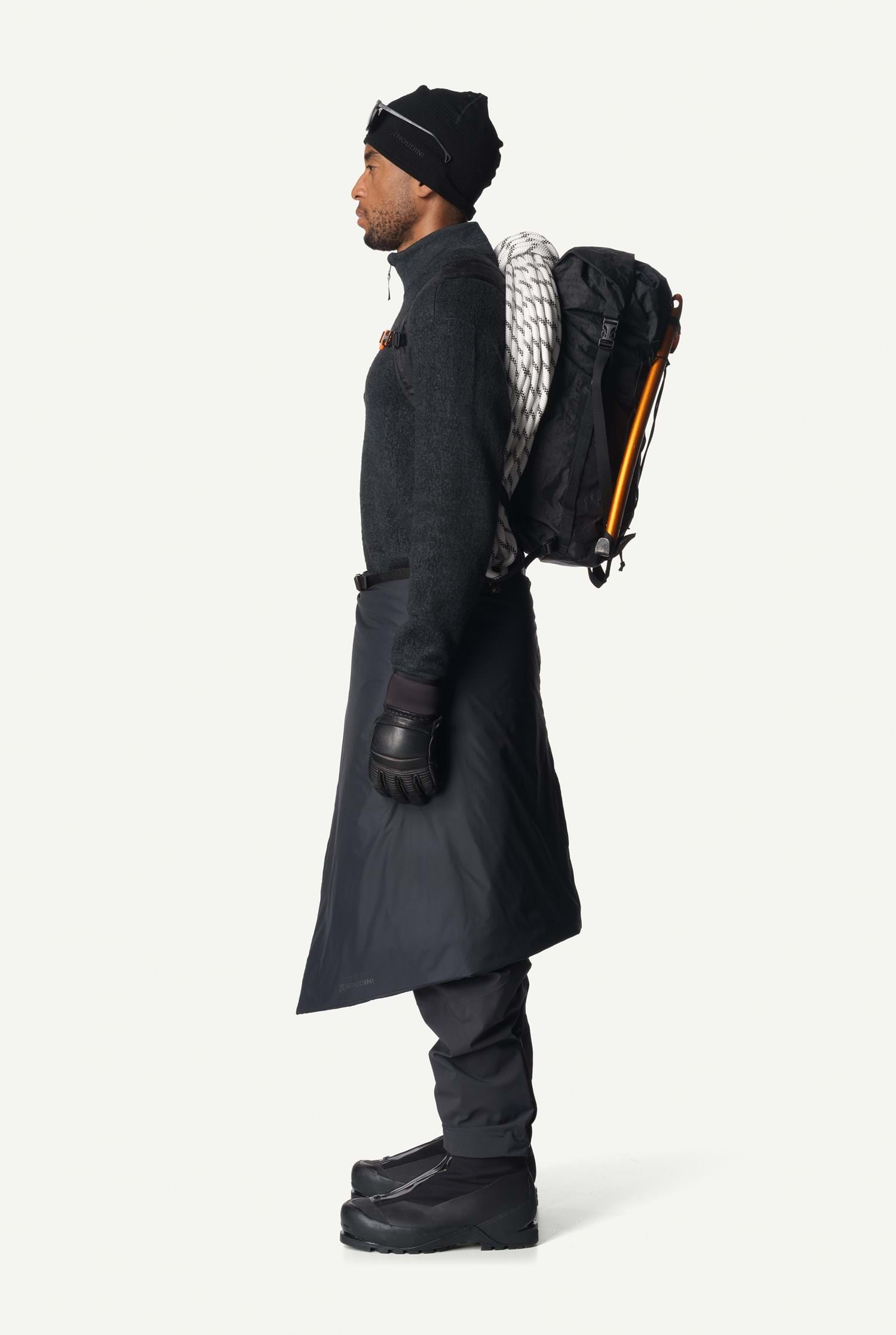 Alternativ bild 1 för Houdini M's Alto Half Zip, True Black, S