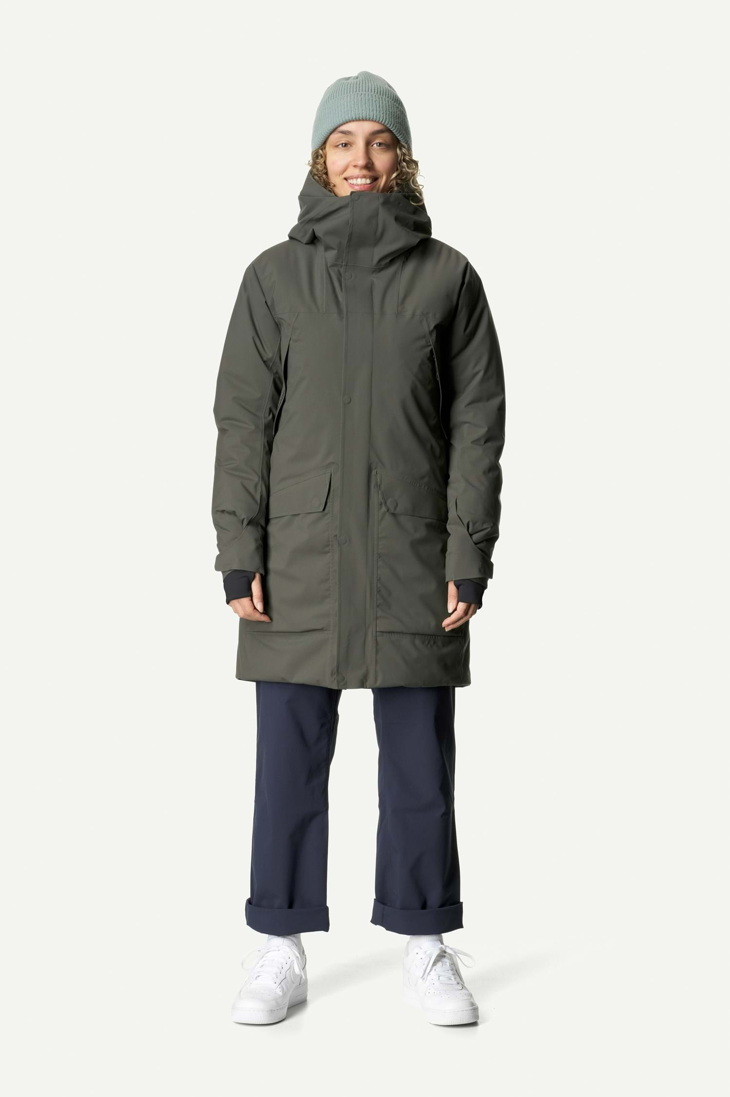 Houdini W's Fall in Parka, Baremark Green, L