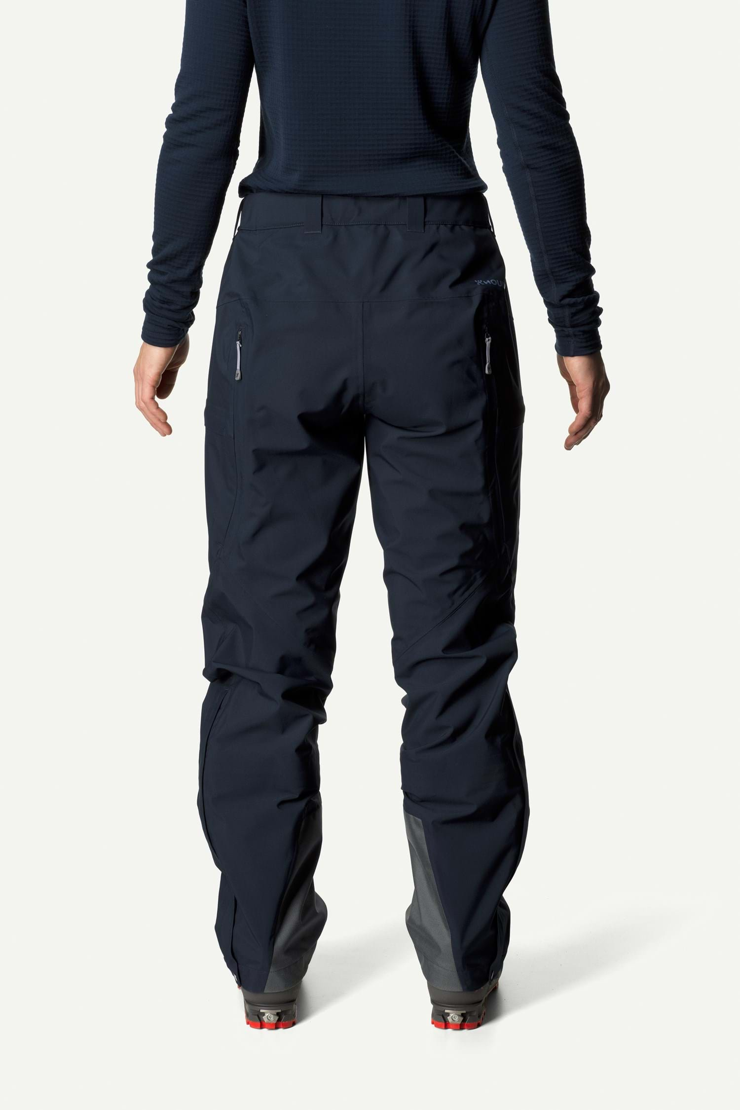 Ski Touring Shell Pants - Women's Ski Touring Pants - Dusty Aqua