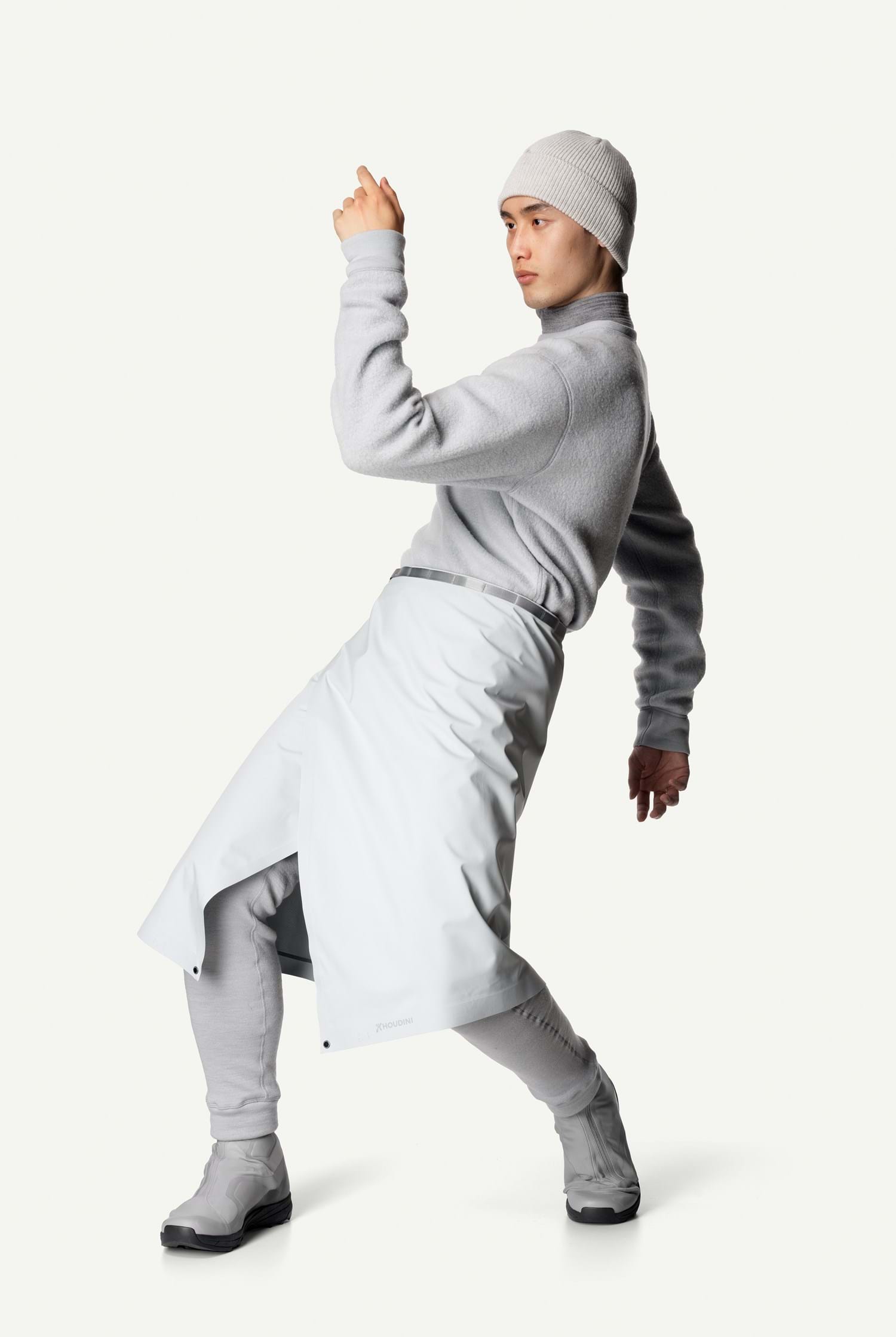 Alternativ bild 1 för Houdini M's Alto Wool Crew, Cloudy Gray, S