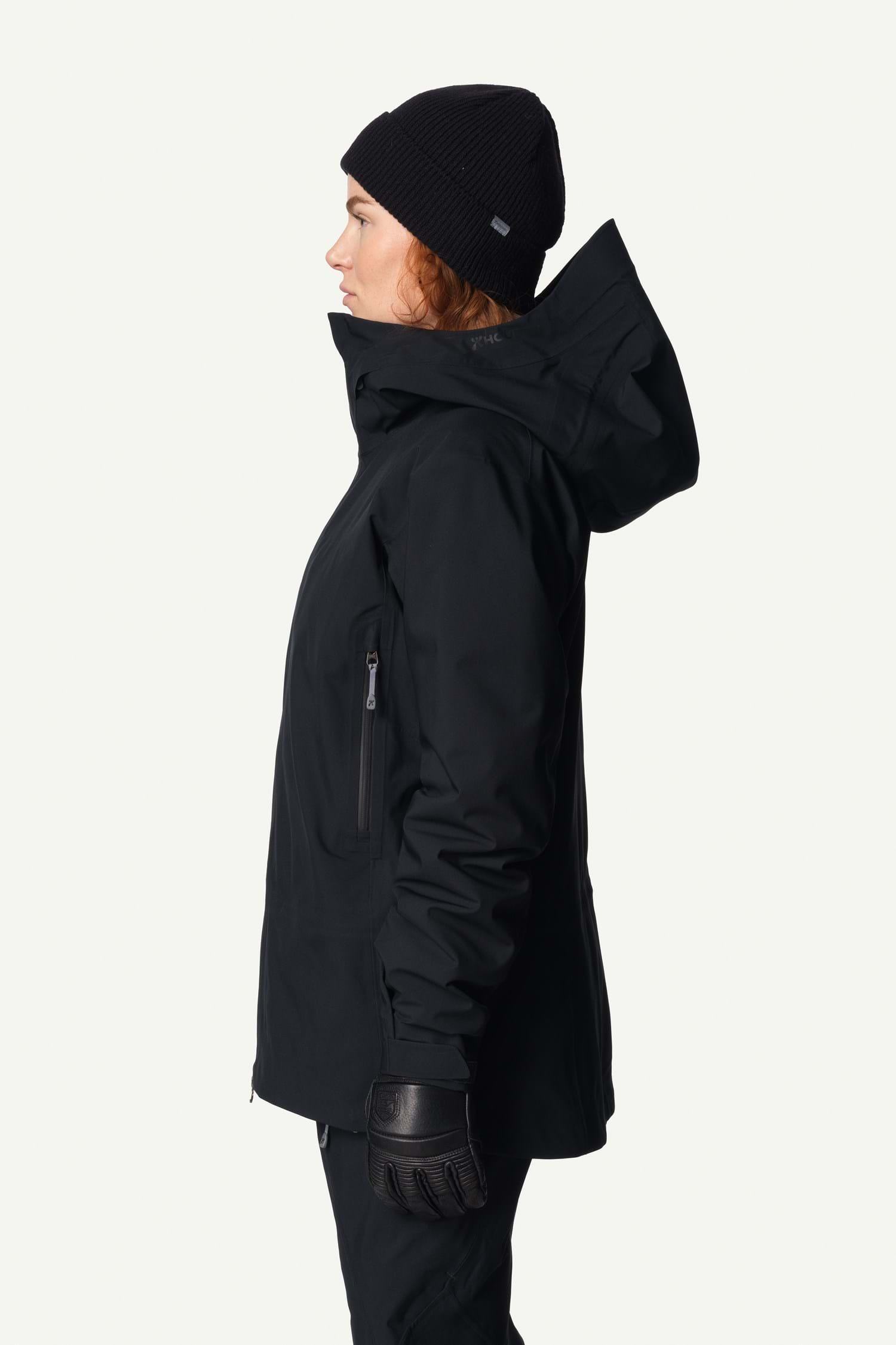 ★LORES★ Hooded Wading Jacket Black W's Ride Jacket | Houdini Sportswear