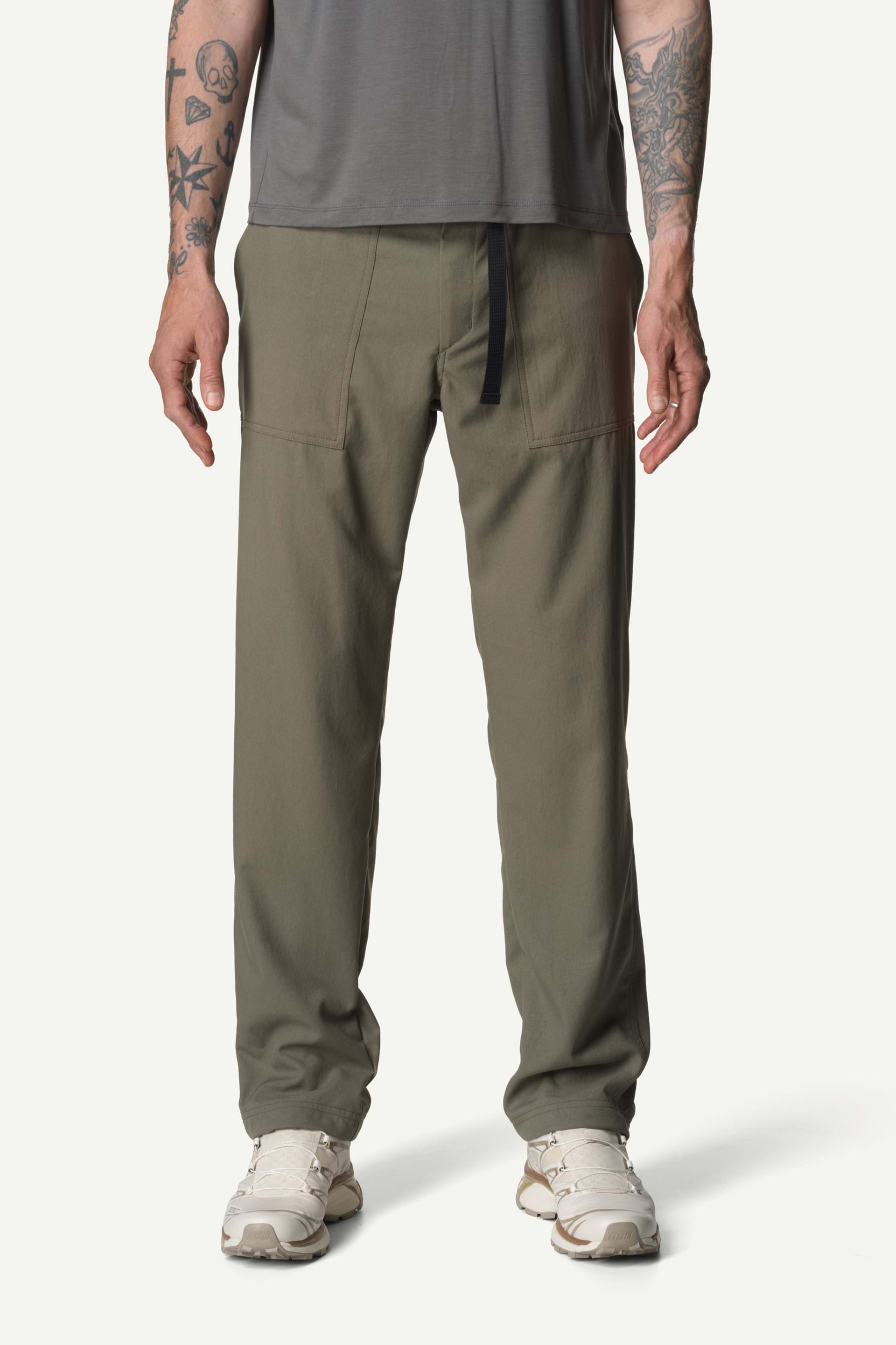 【NONCODE】Mitian Shirring Pants SJ310DX-HC - 17oz Hickory Stripe Indigo OW Painter Work