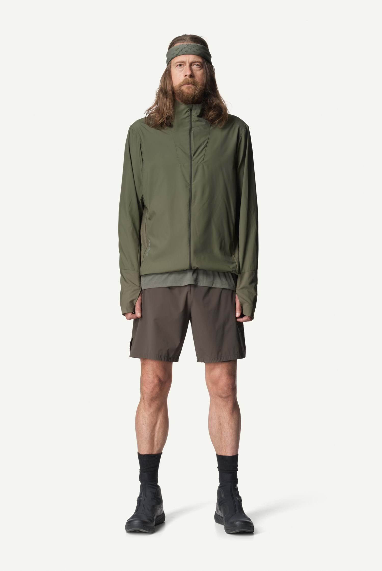 Produktfoto för Houdini M's Pace Wind Jacket, Sage Green, XS