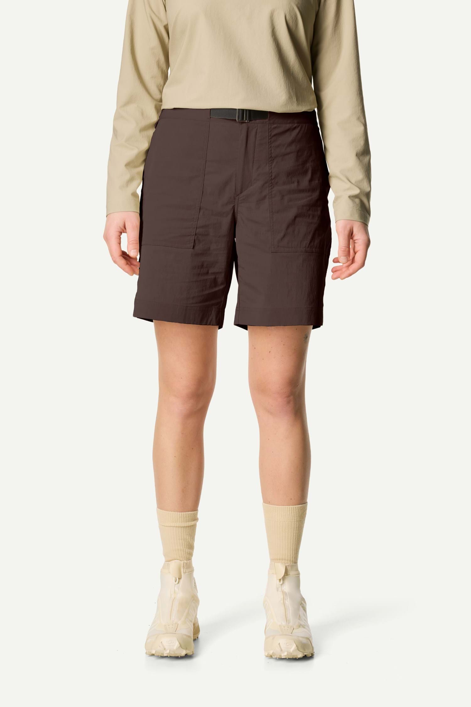 Houdini W's Liquid Chore Shorts, Brown Illusion, M