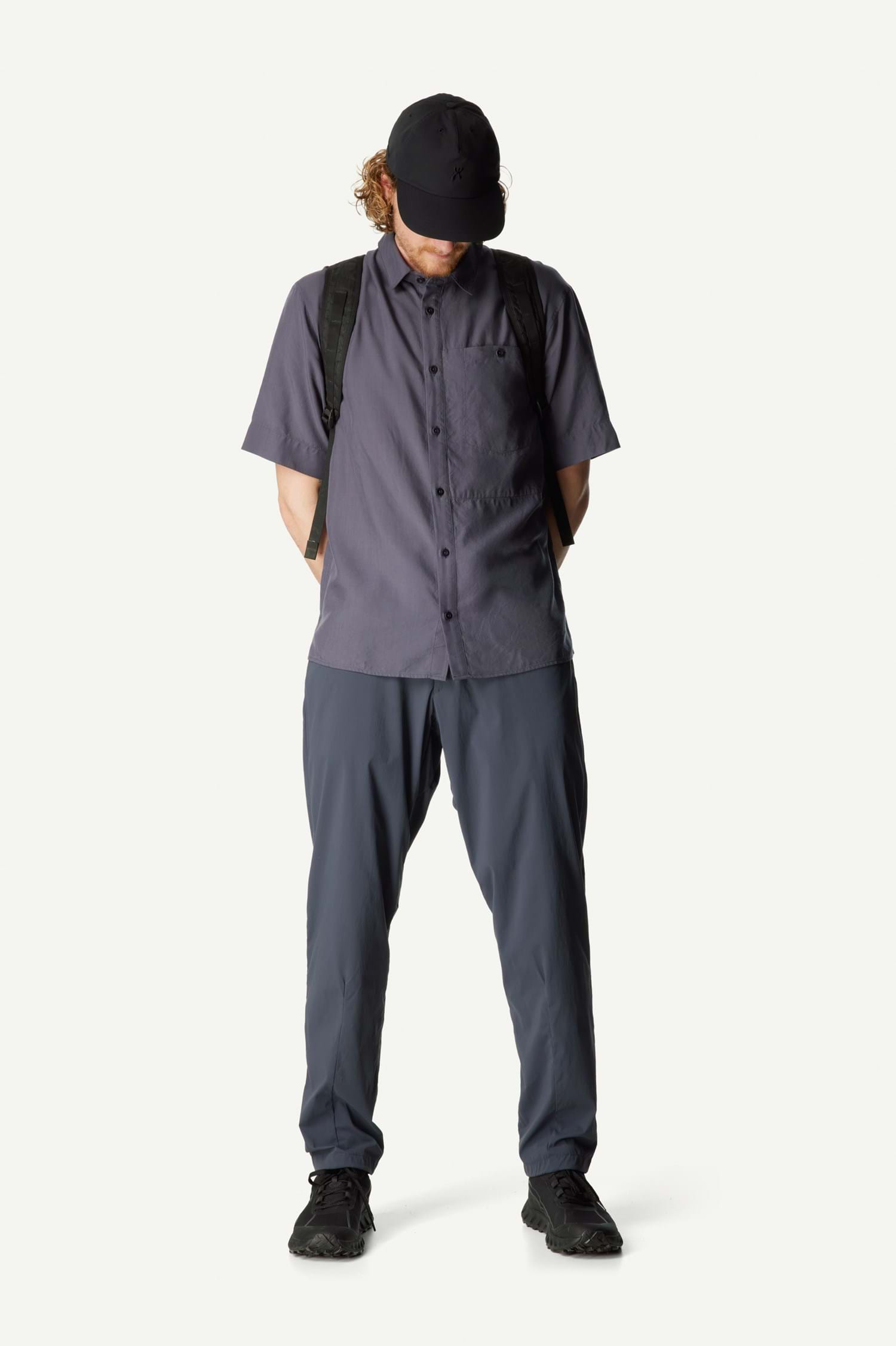 Houdini M's Tree Shortsleeve Shirt, Hombre Blue, XXL