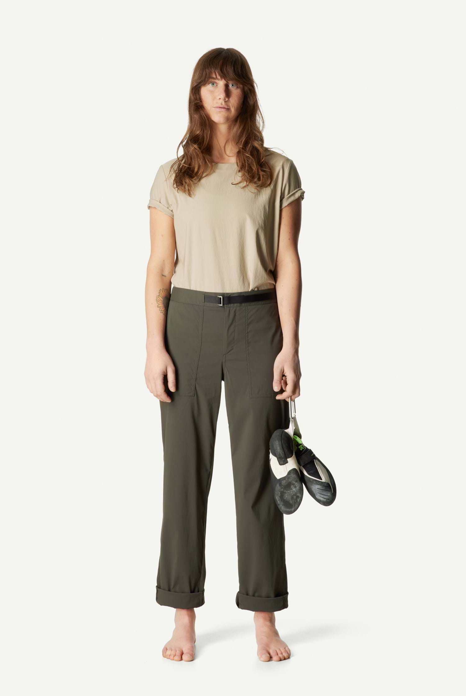 Houdini W's Liquid Chore Pants, Green Illusion, M