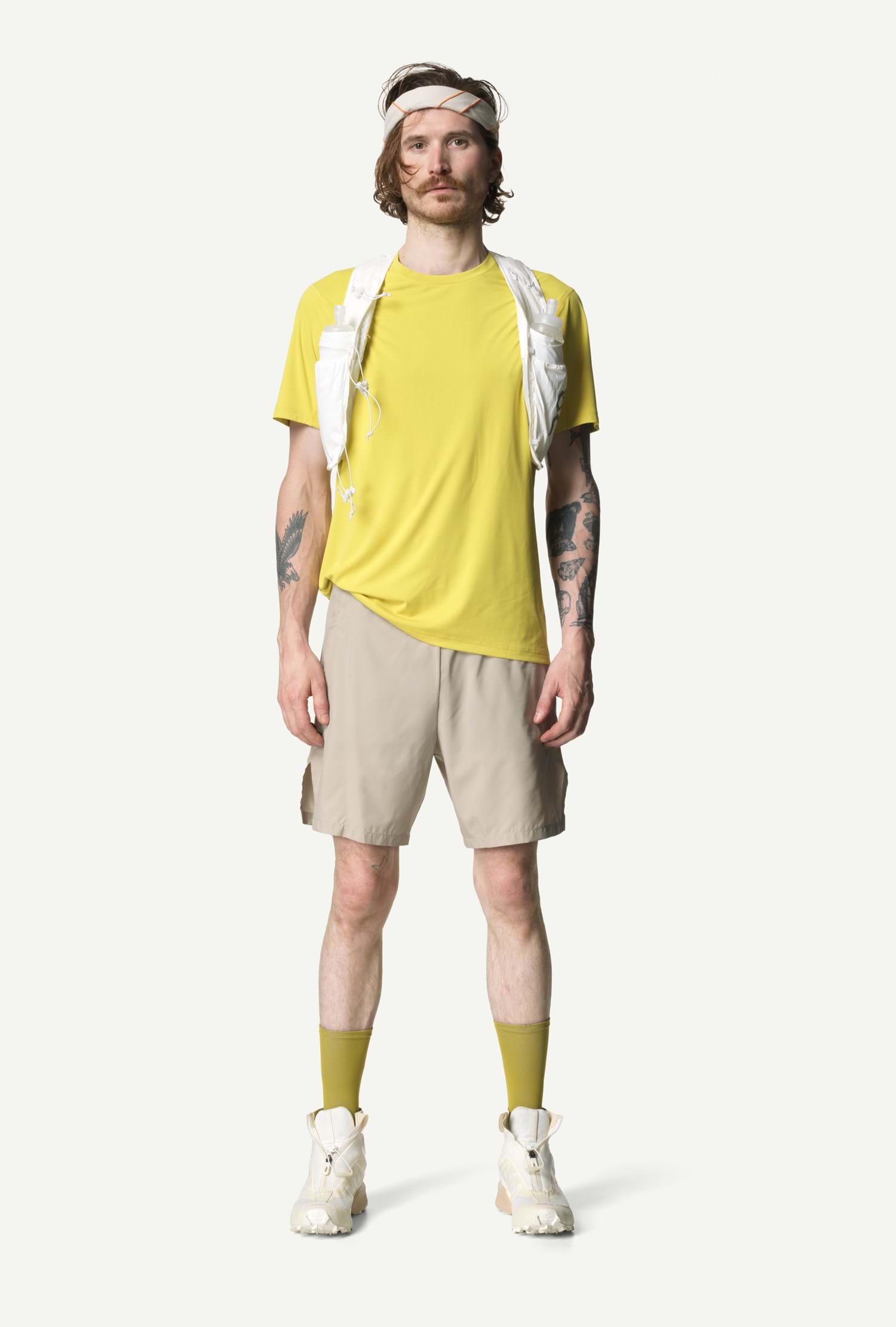 Houdini M's Pace Air Tee,Be the Light Green,M