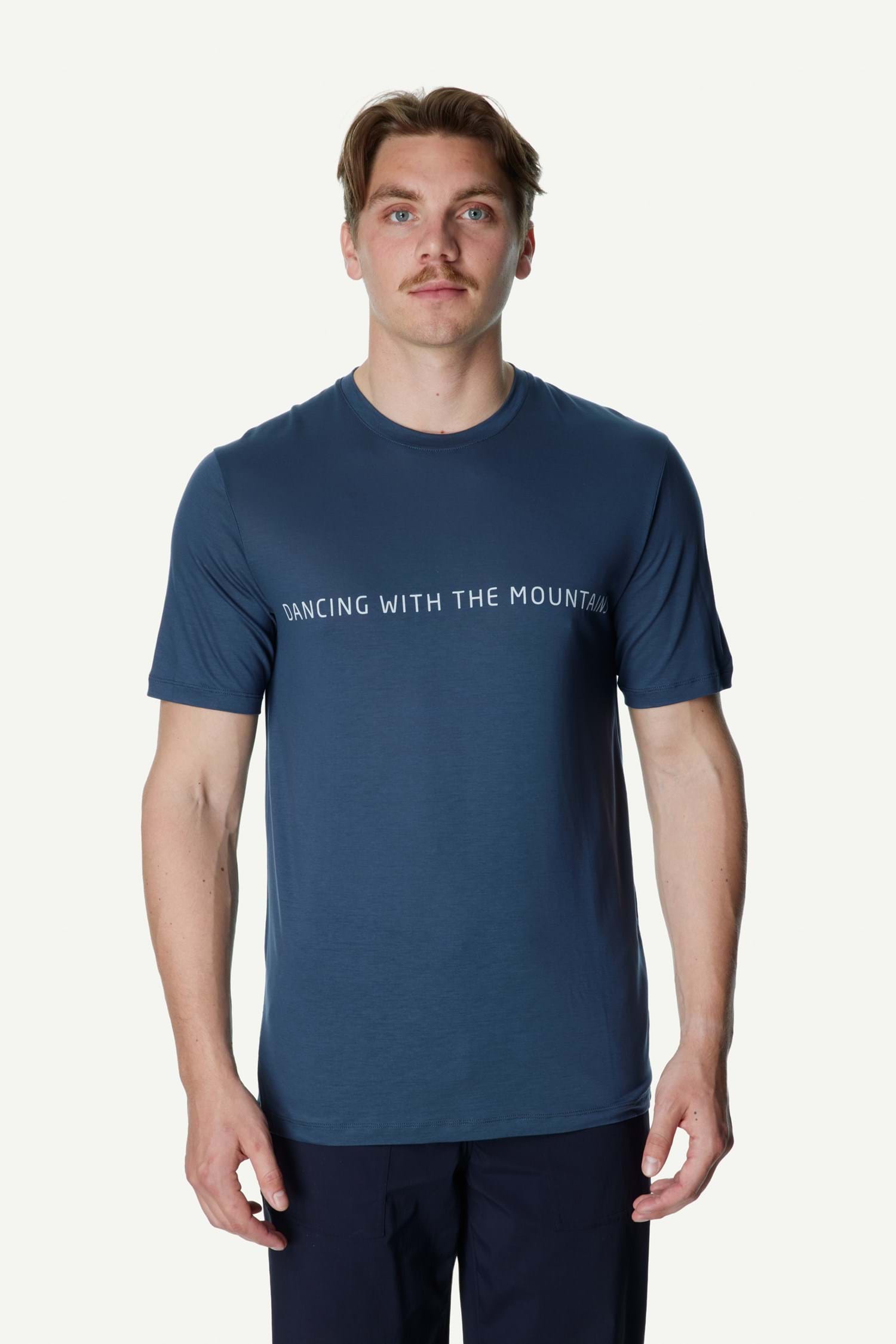 Houdini M's Tree Message Tee, Big Bang Blue, L