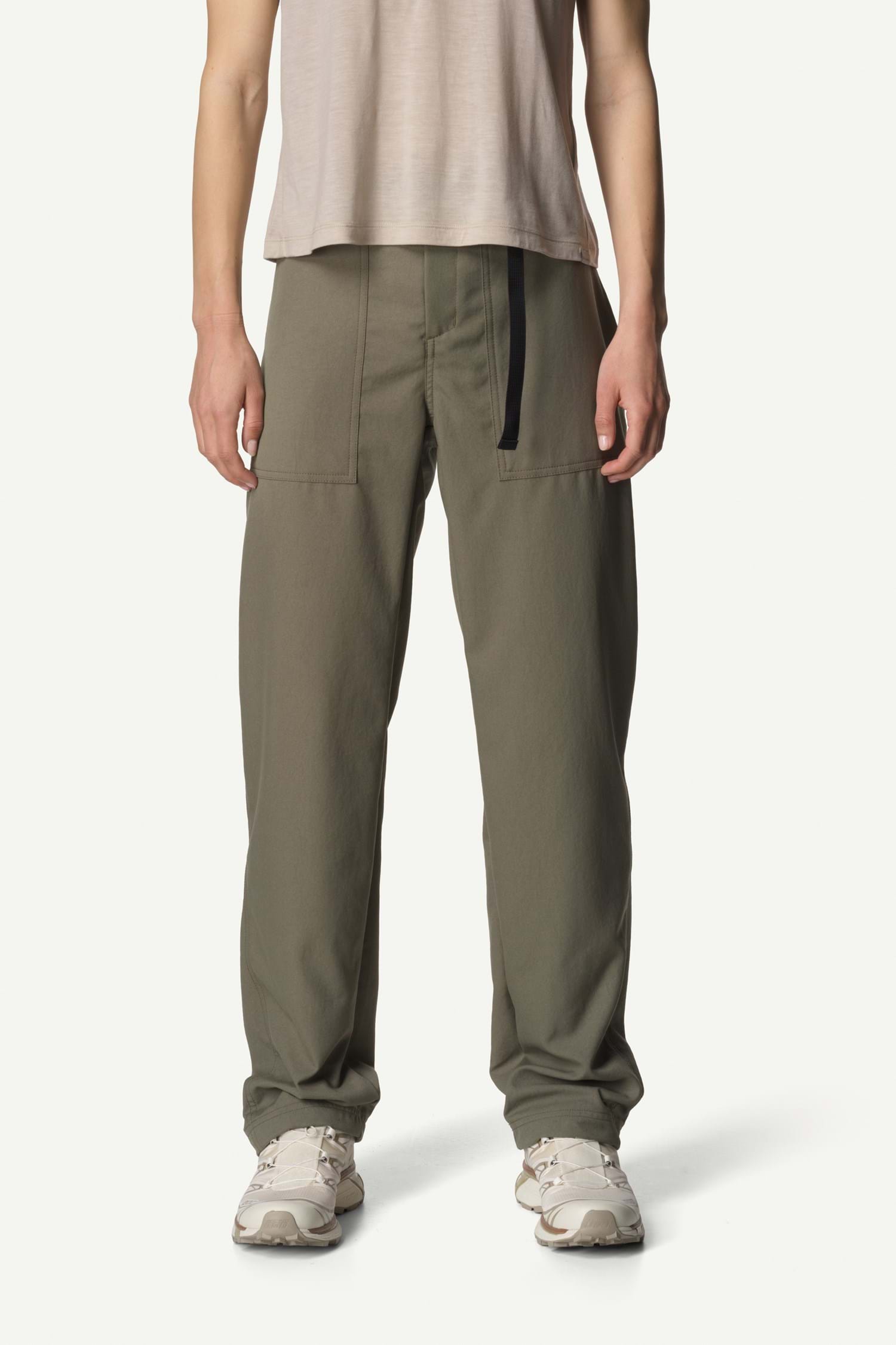 Houdini W's Corespun Chore Pants, Sage Green, M