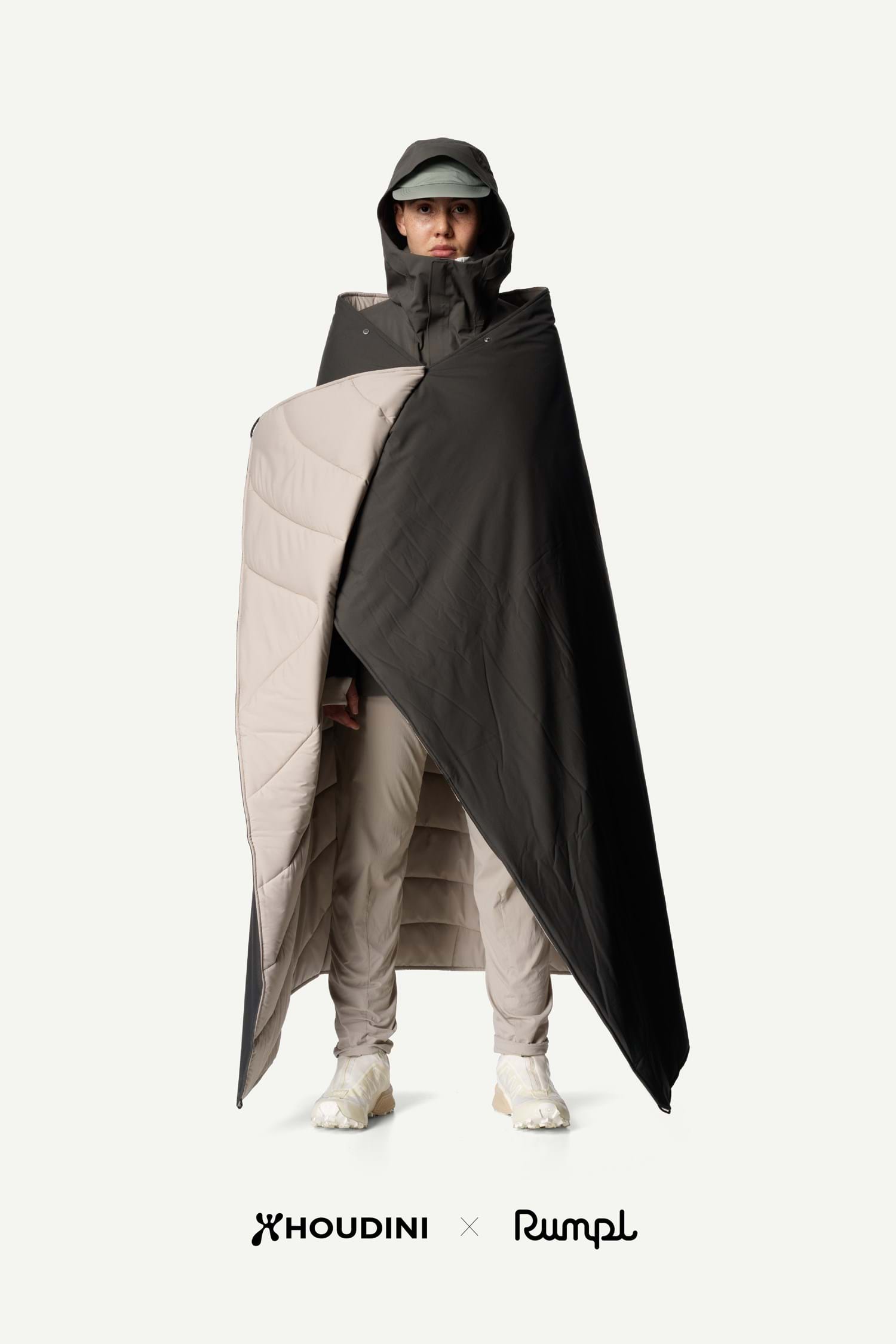 Houdini The Reconnect Blanket Baremark Green/Sandstorm One