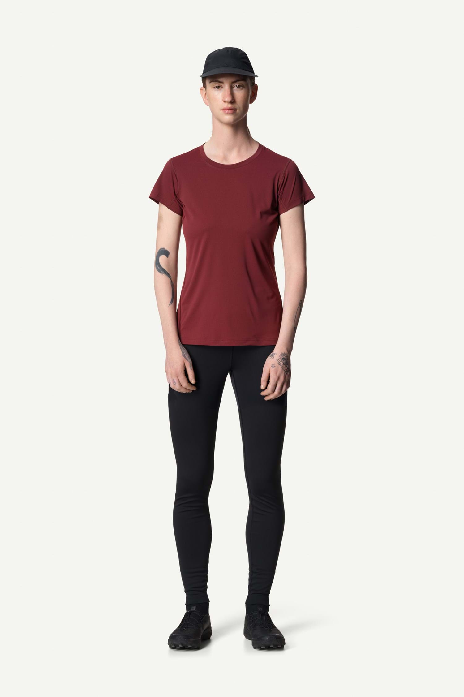 Houdini W's Pace Air Tee,Cab Red,XL