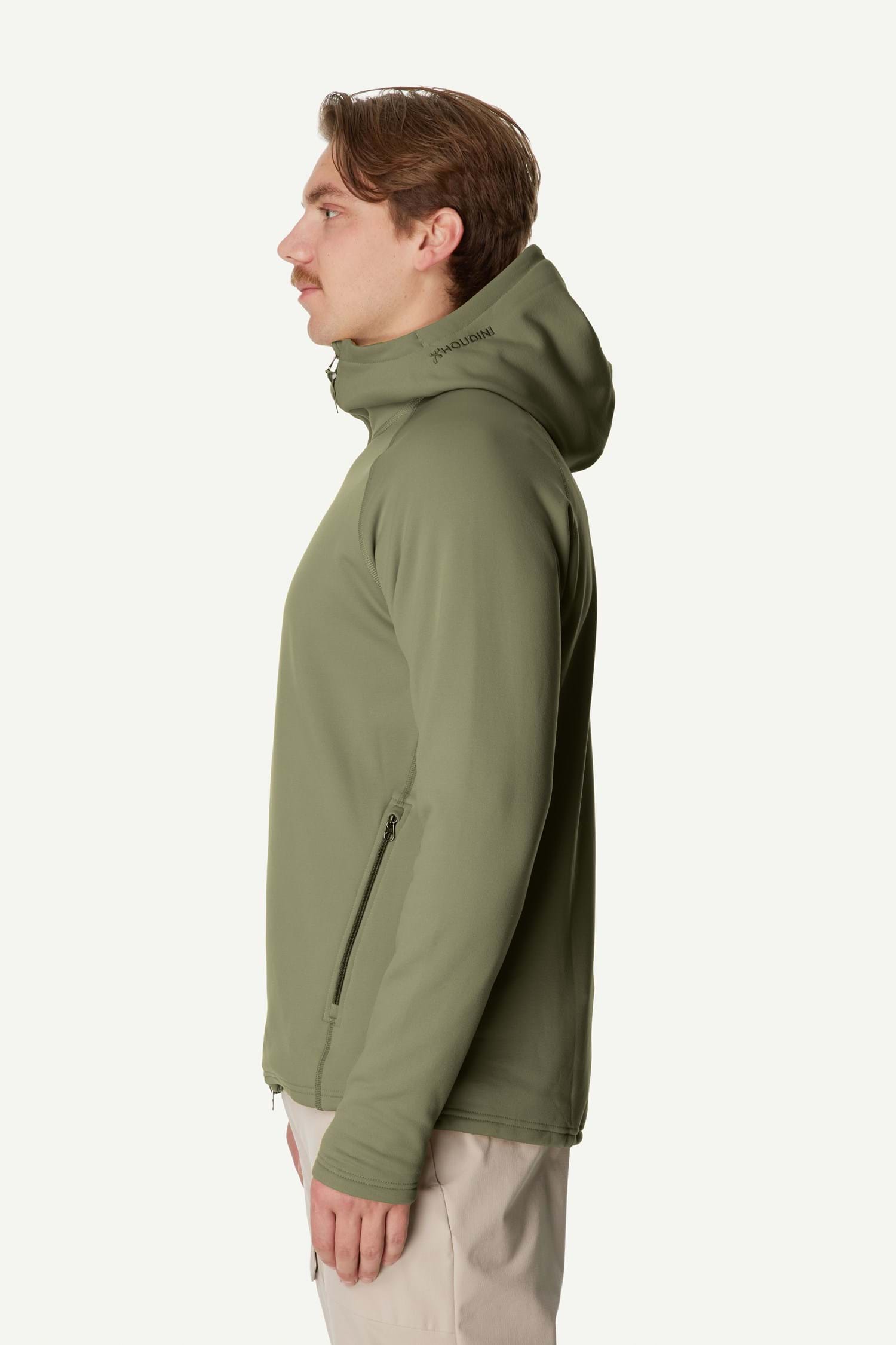 HOUDINI Power Houdi (Green Horizon、メンズM) Houdini - Power Houdi Slim-Fit Polartec® Power Stretch® Pro