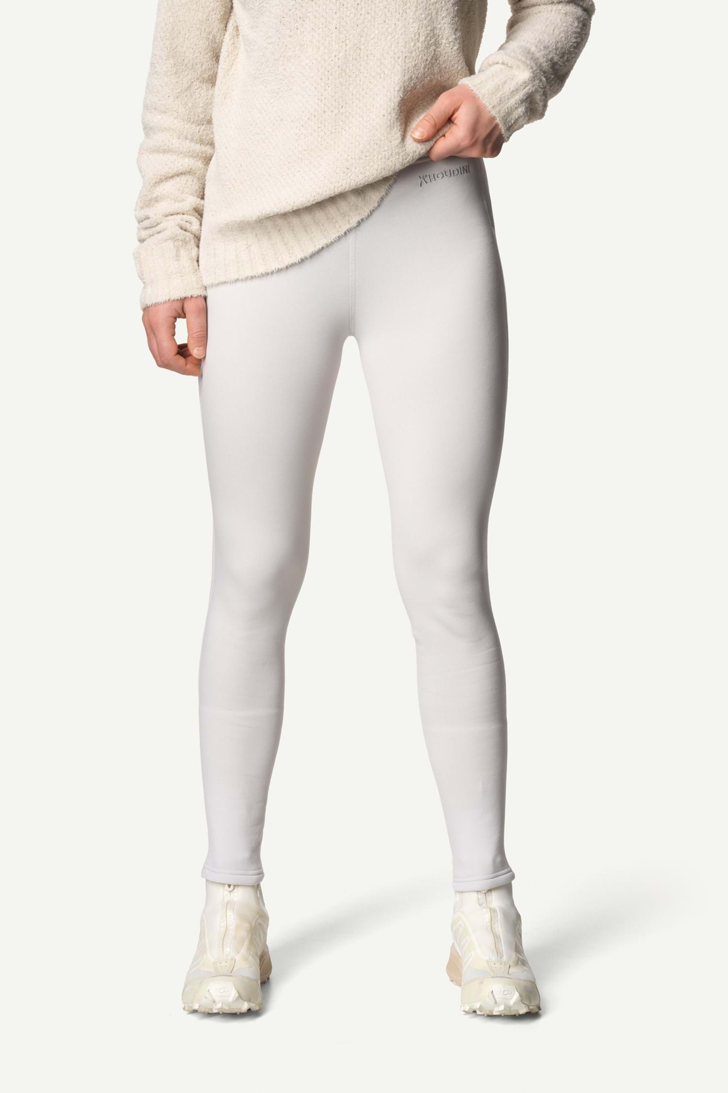 Houdini W's Long Power Tights, A Touch Of Gray, M
