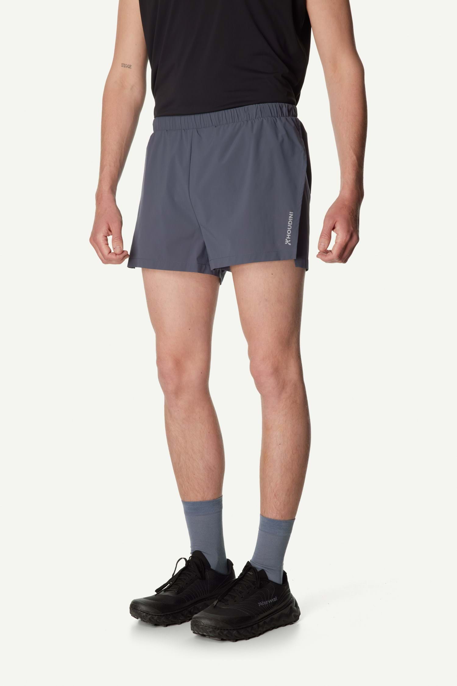 Houdini M's Pace Split Shorts, Hombre Blue, L