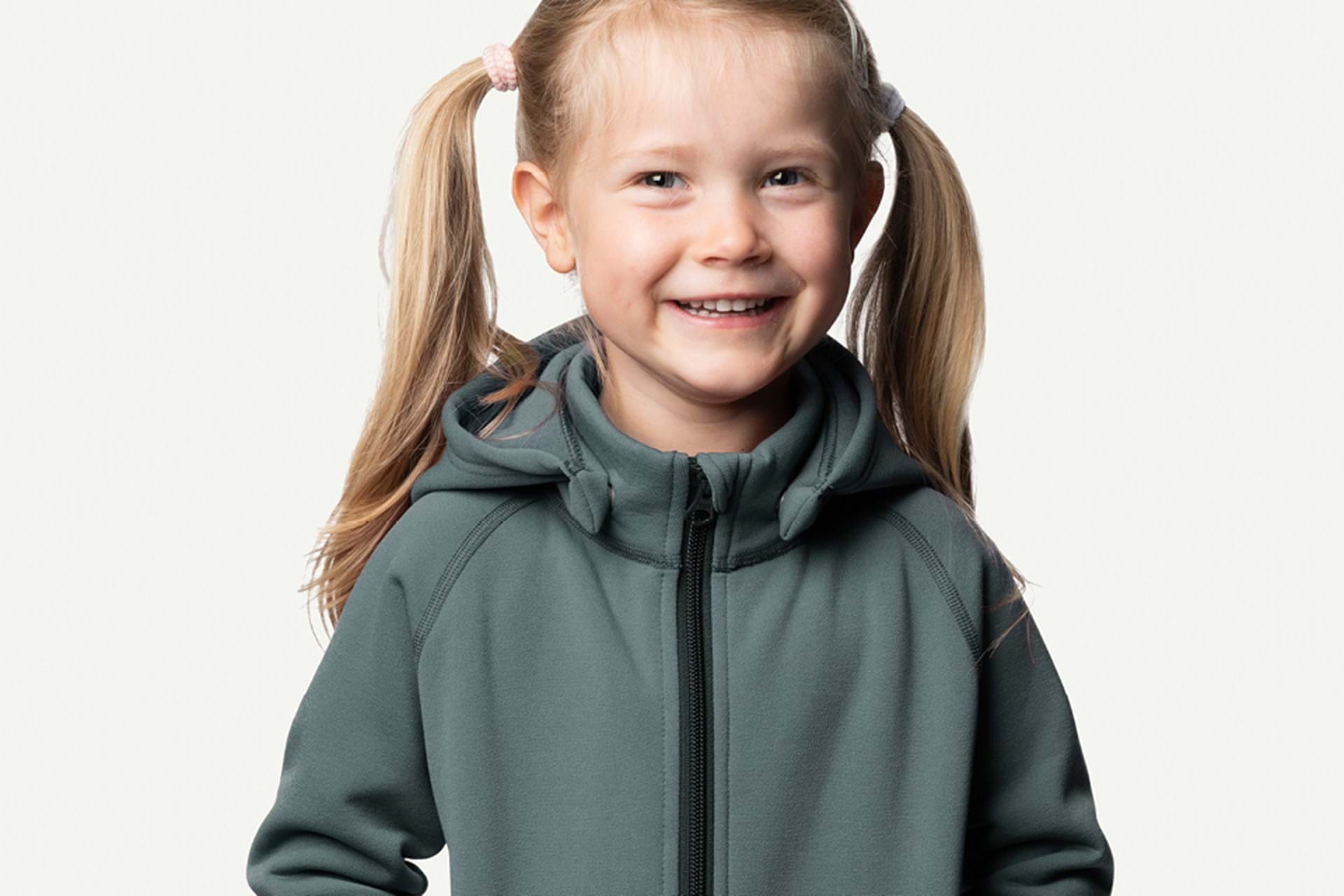 Buy sustainable outdoor clothes for kids. Fleece Jackets, Long johns and pants to tag along on our adventures. Find online at HoudiniSportswear.com.