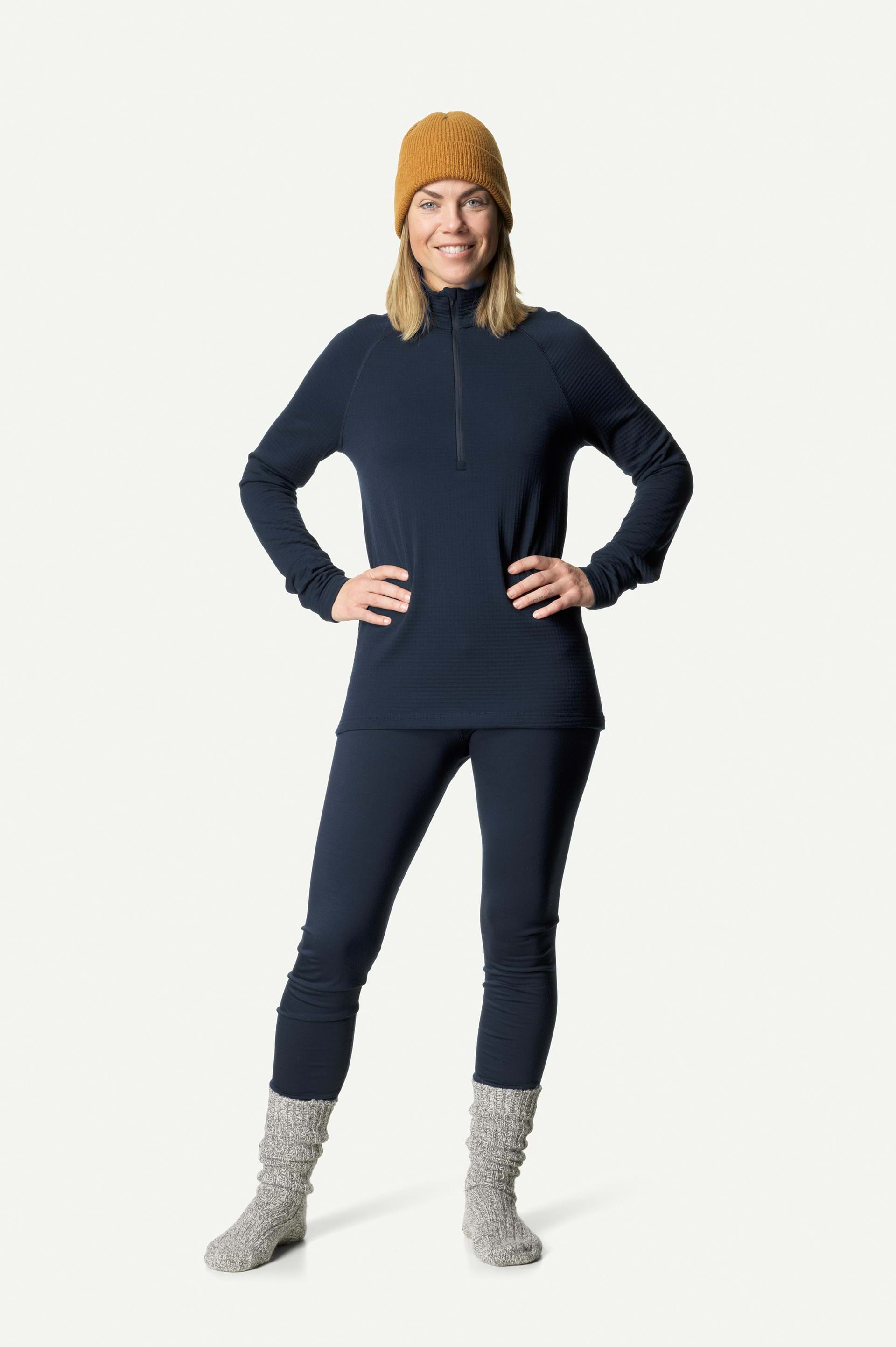  Ws- Desoli- Thermal- Half- Zip  Blue- Illusion 840023 703 S 0565 C low