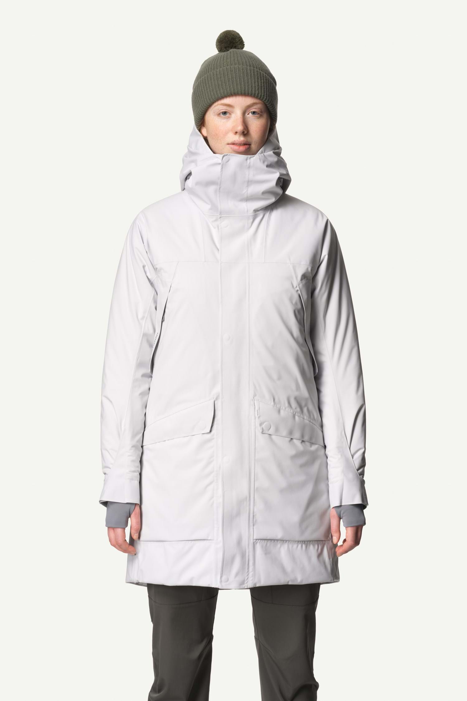 新品 nyxu Full of holes parka＆pants【gray】 NYXU full of holes