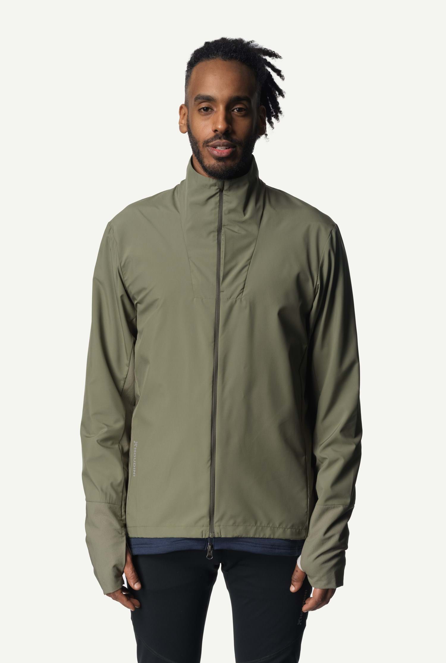 Image of Houdini M's Pace Wind Jacket, Sage Green, XS