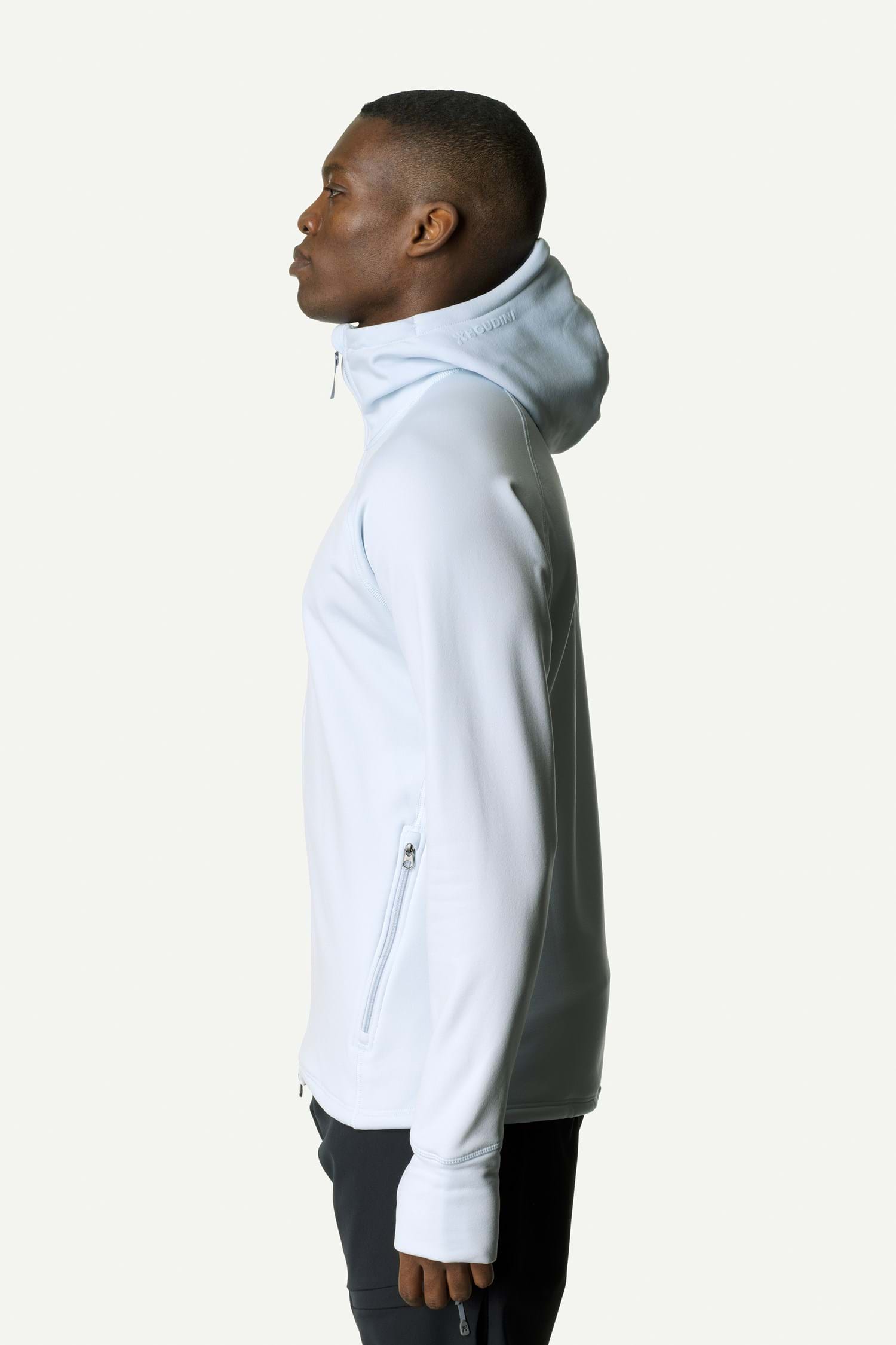 mens white fleece jacket
