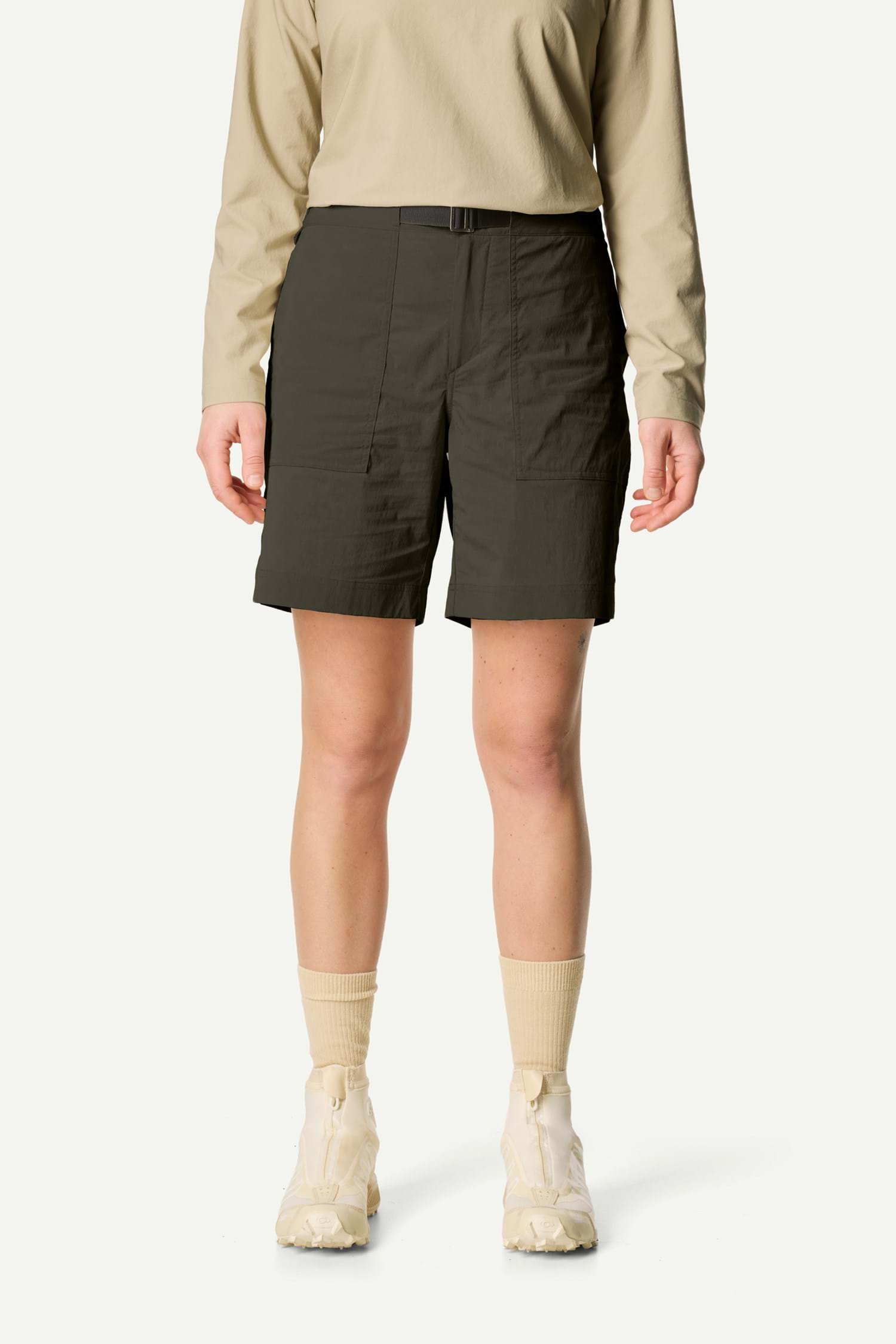 Houdini W's Liquid Chore Shorts, Green Illusion, M