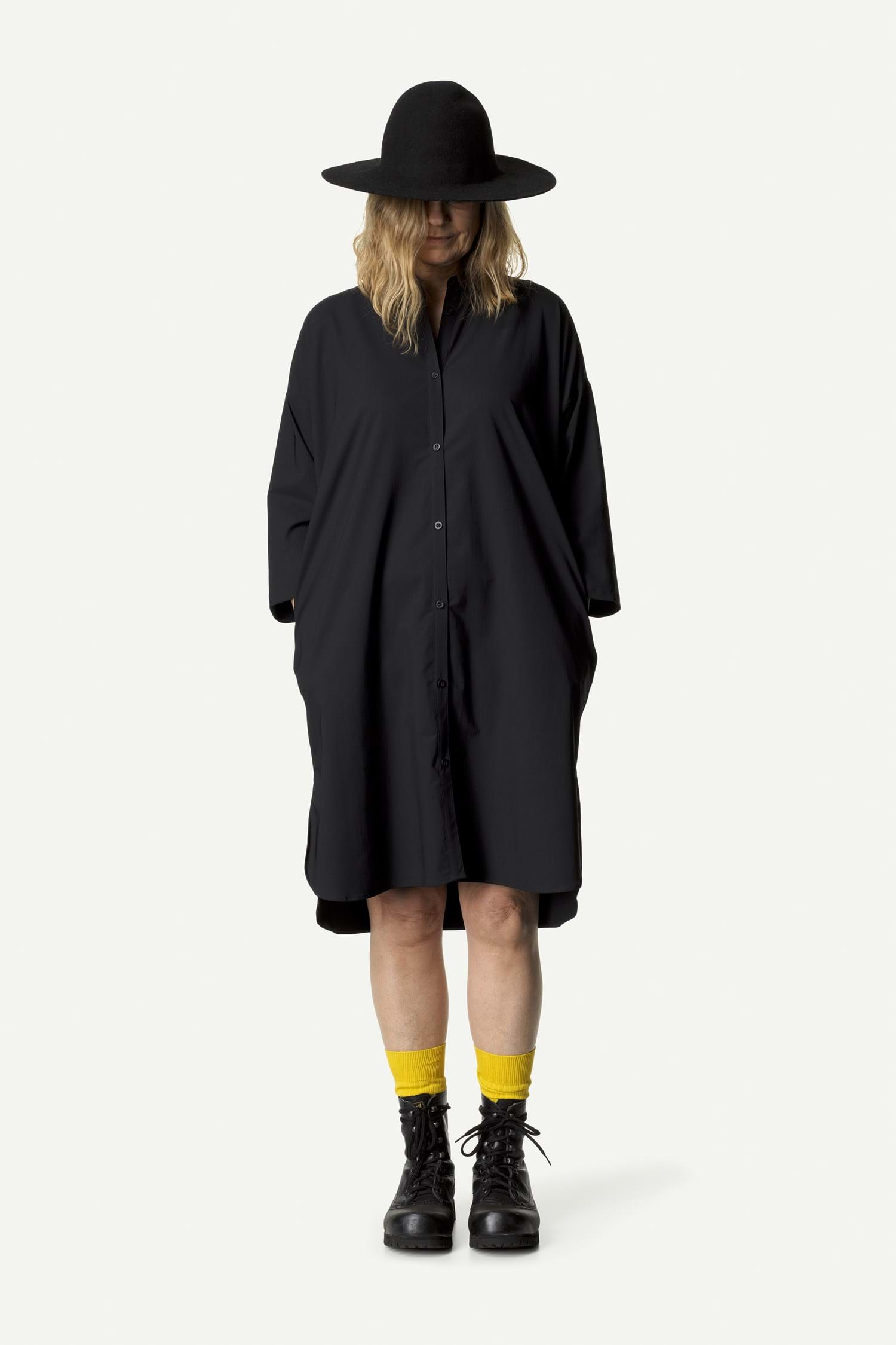 Produktfoto för Houdini W's Route Shirt Dress, True Black, XS