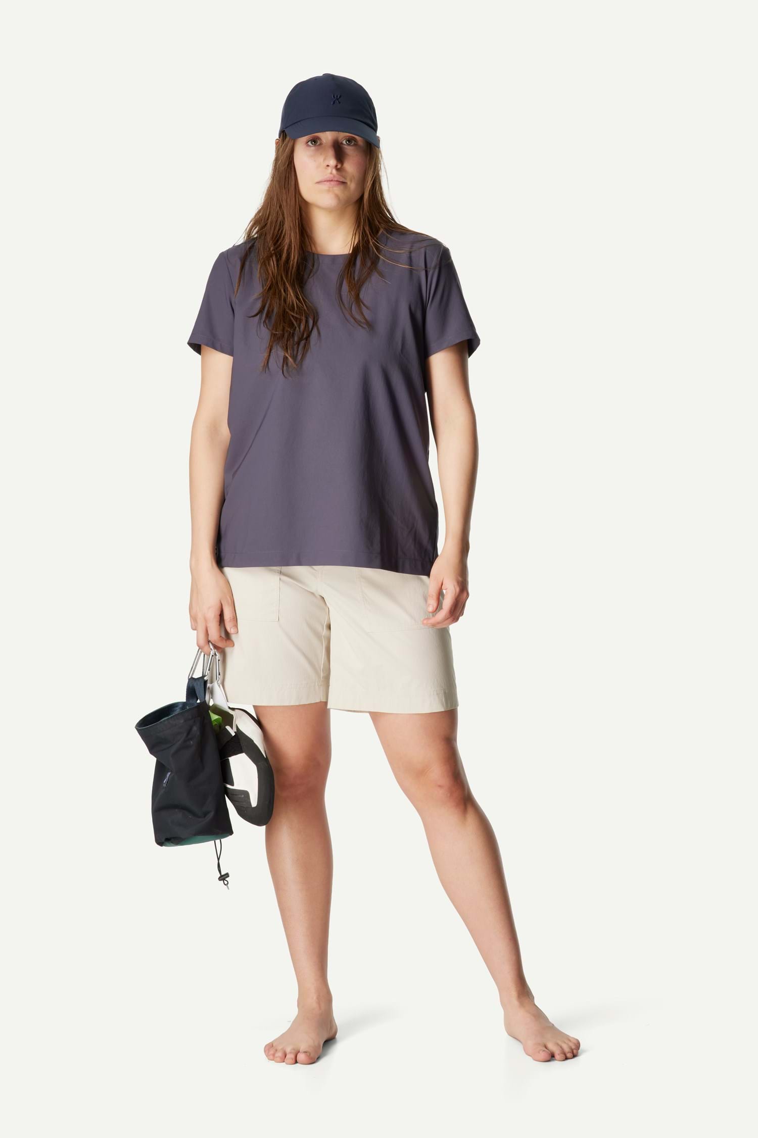 Houdini W's Liquid Chore Shorts, Foggy Mountain, M