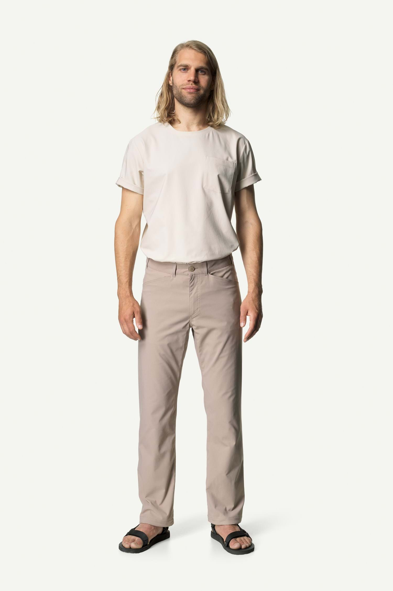 Houdini Beige Dock Trousers in Natural for Men